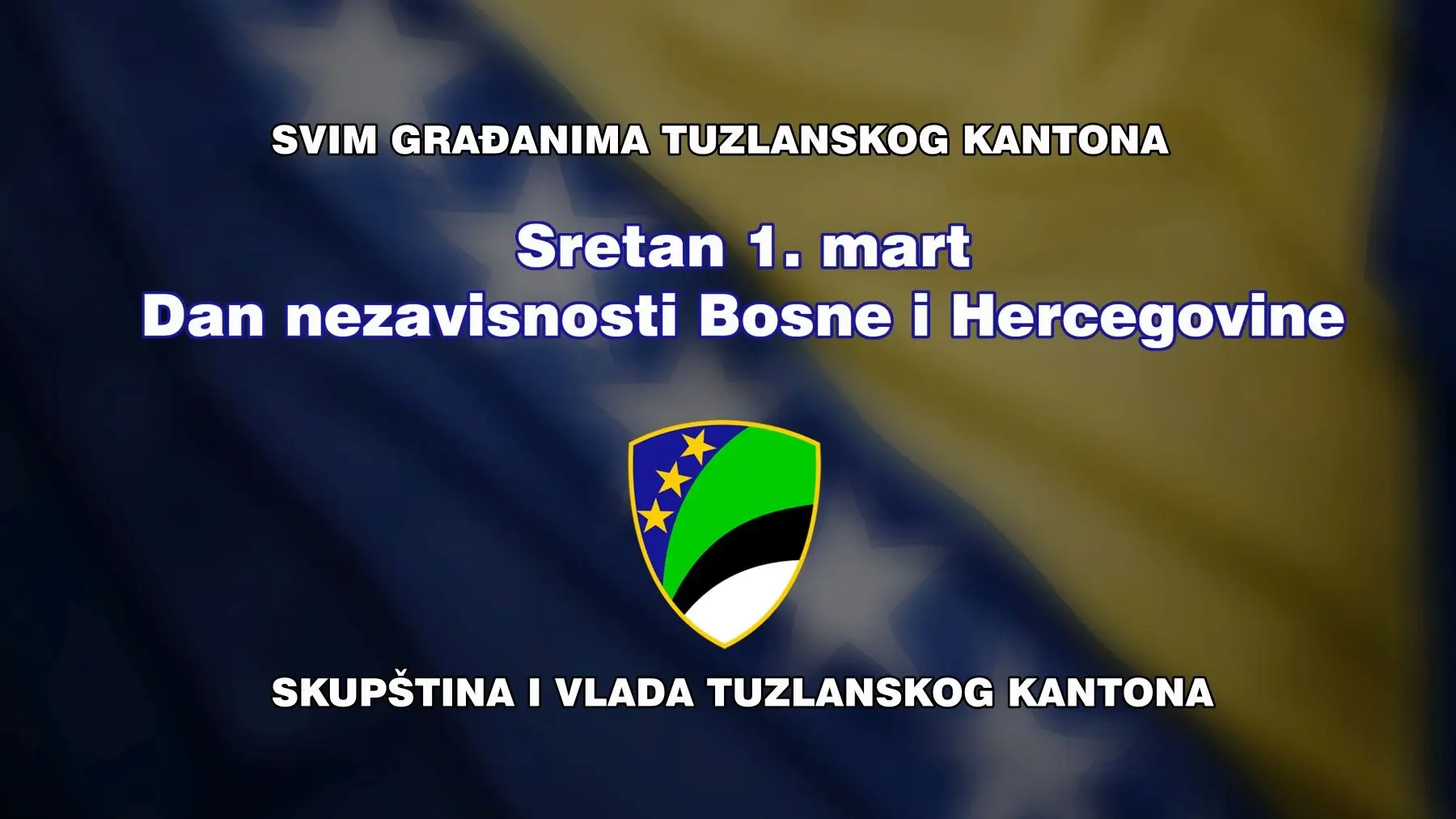 Javna čestitka u povodu Dana nezavisnosti Bosne i Hercegovine